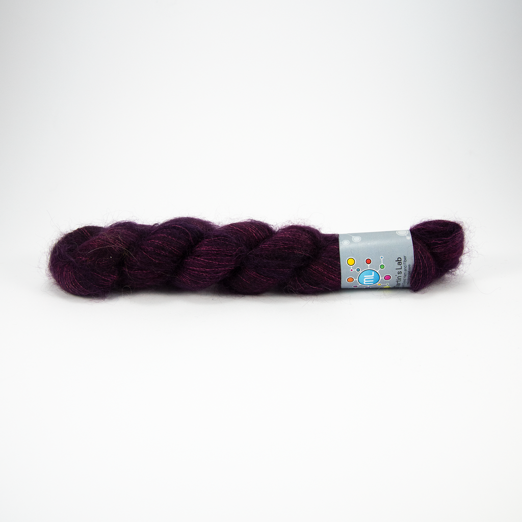 Silky Mohair - Bilberry Stains