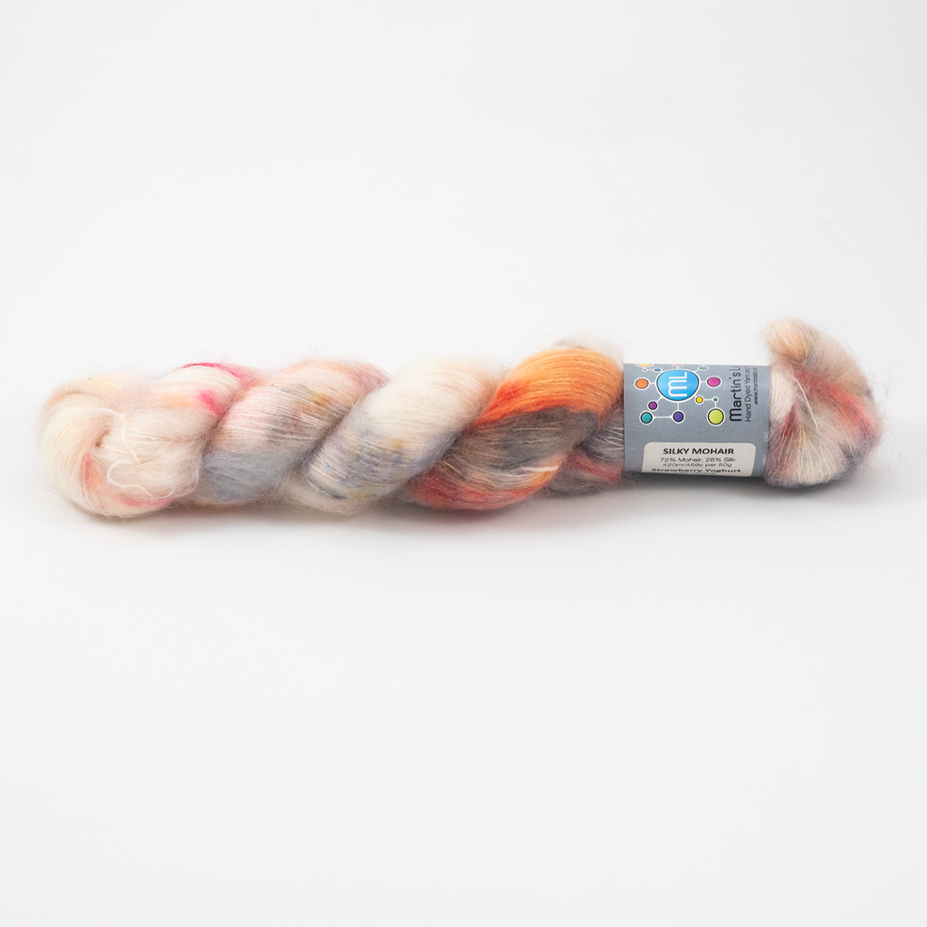 Silky Mohair - Strawberry Yoghurt