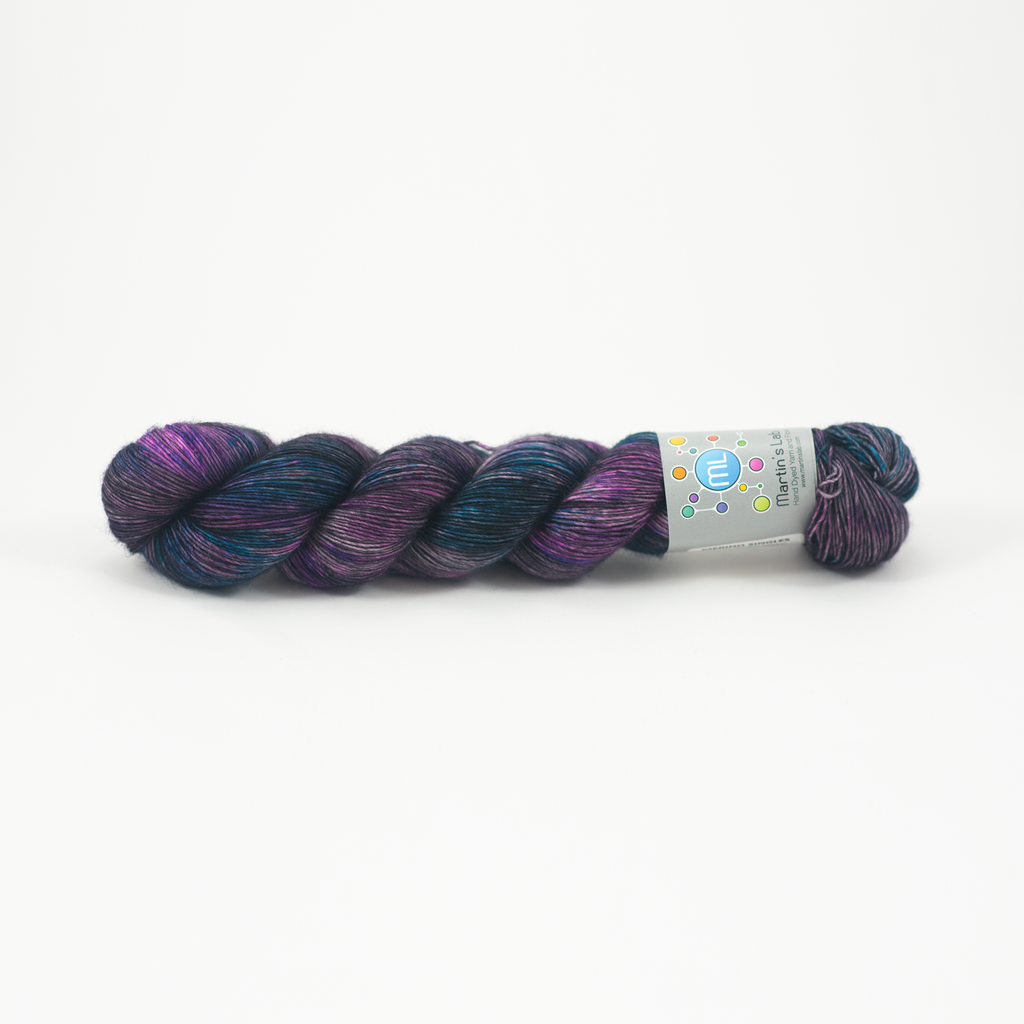 Merino Singles – Peacock Purple