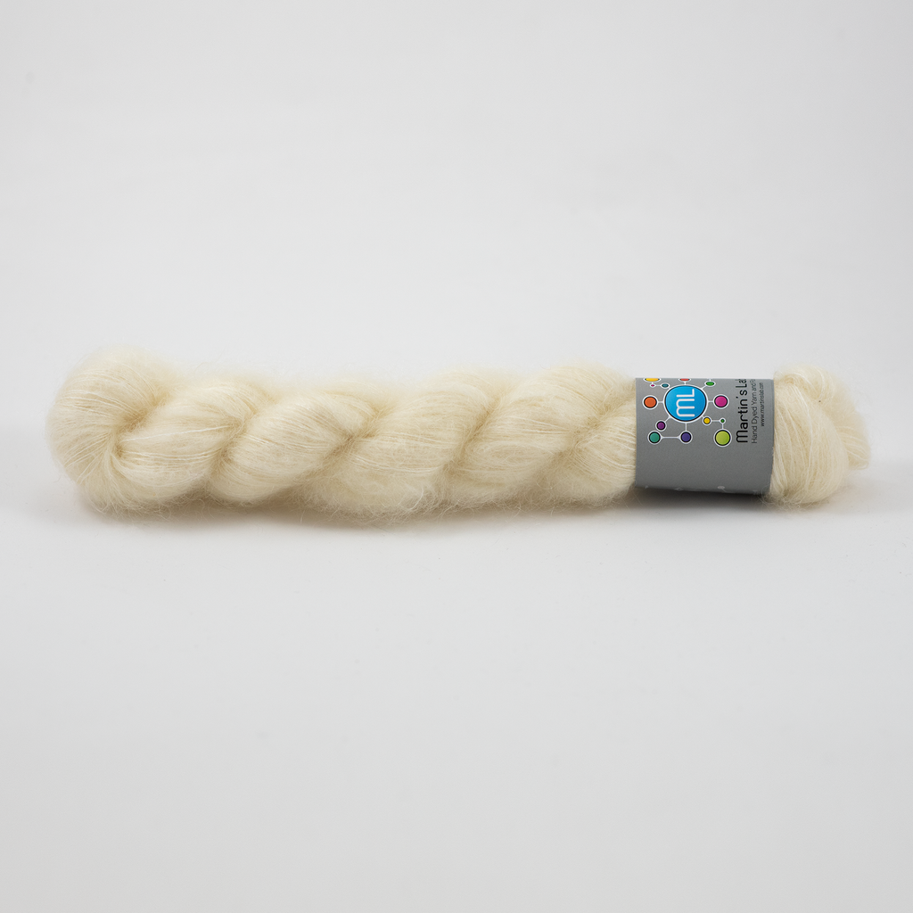 Silky Mohair - Creamy White