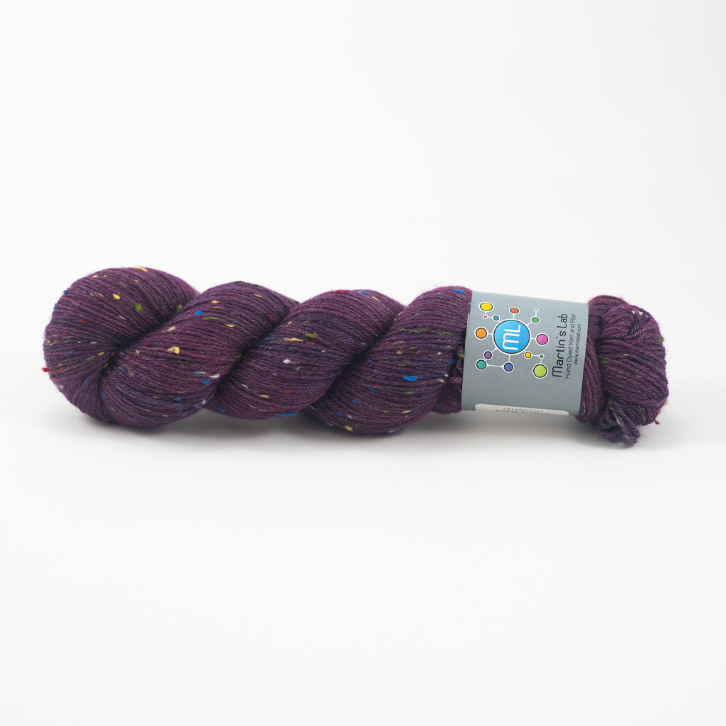 Tweed Wool - Bilberry Stains