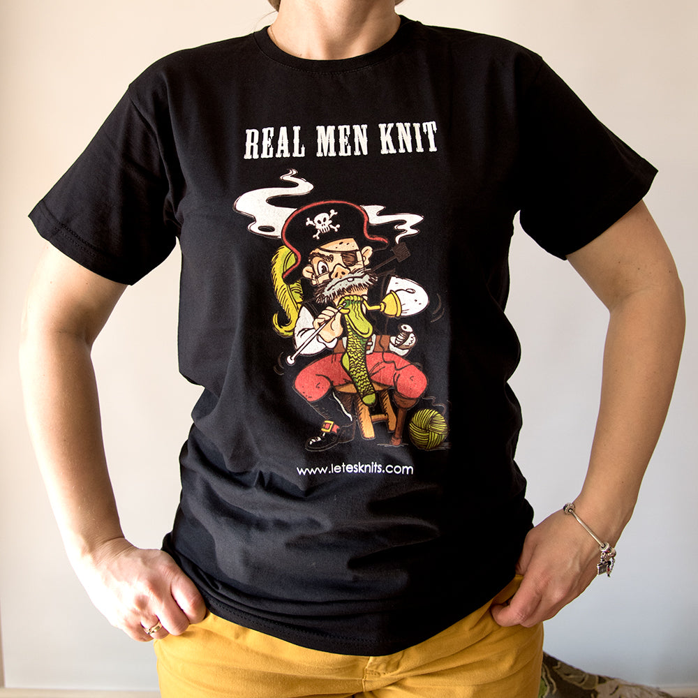 T-shirt - real men knit