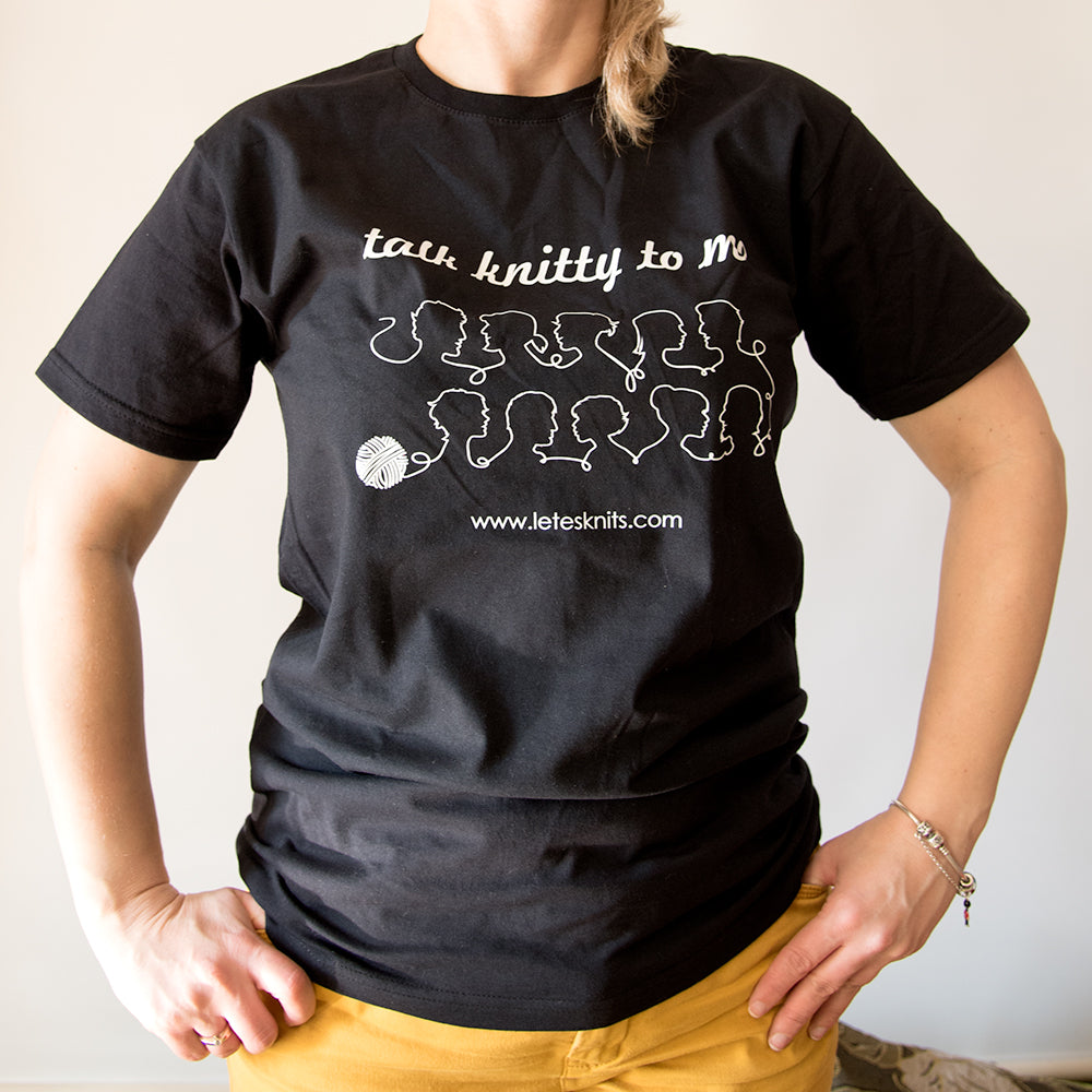 T-shirt - talk knitty to me