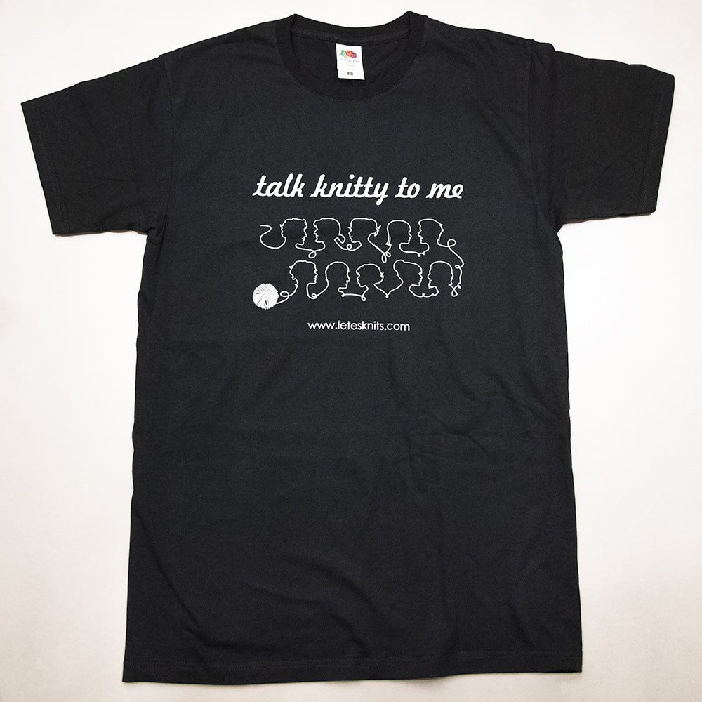 T-shirt - talk knitty to me